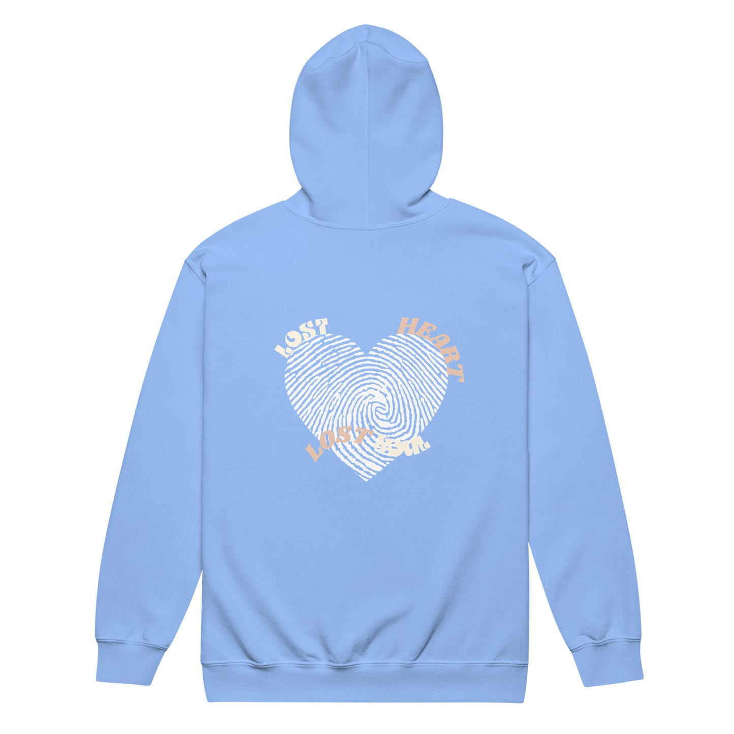 BABYBLUE ZIPPER LOST HEART