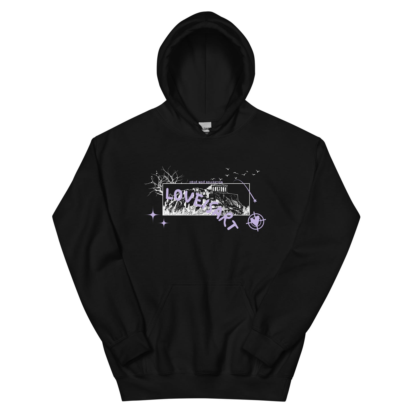 BLACK PAINTING HOODIE