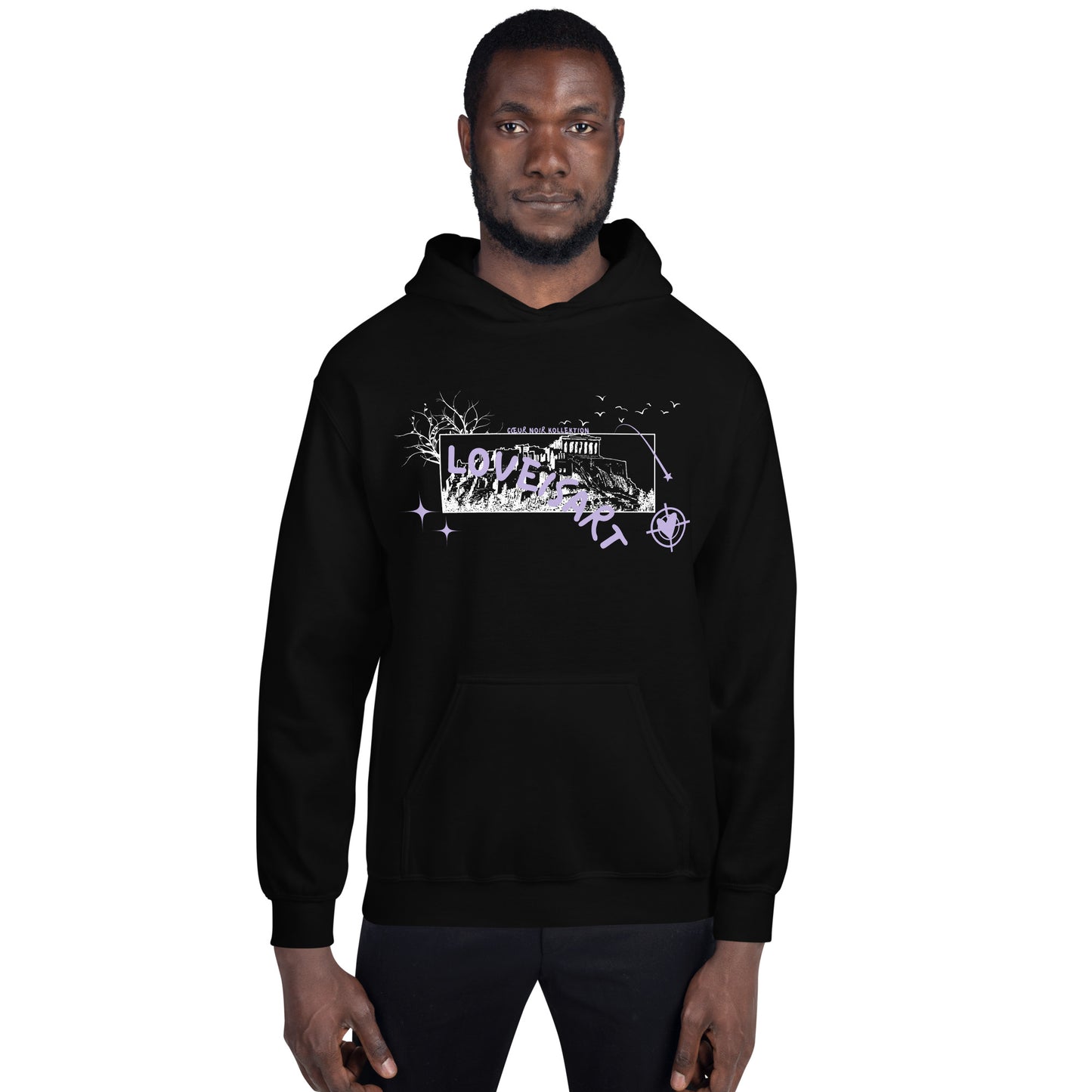 BLACK PAINTING HOODIE