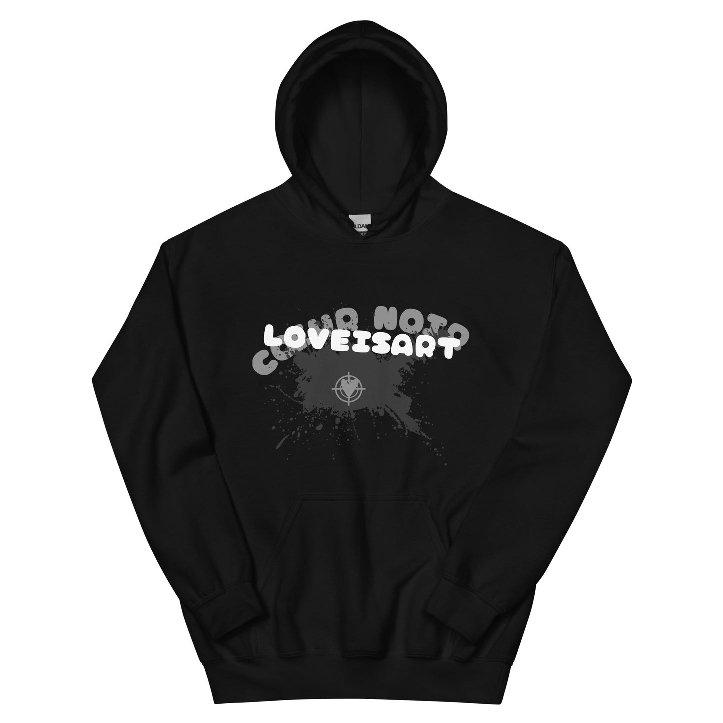 SHOOT HEART HOODIE BLACK