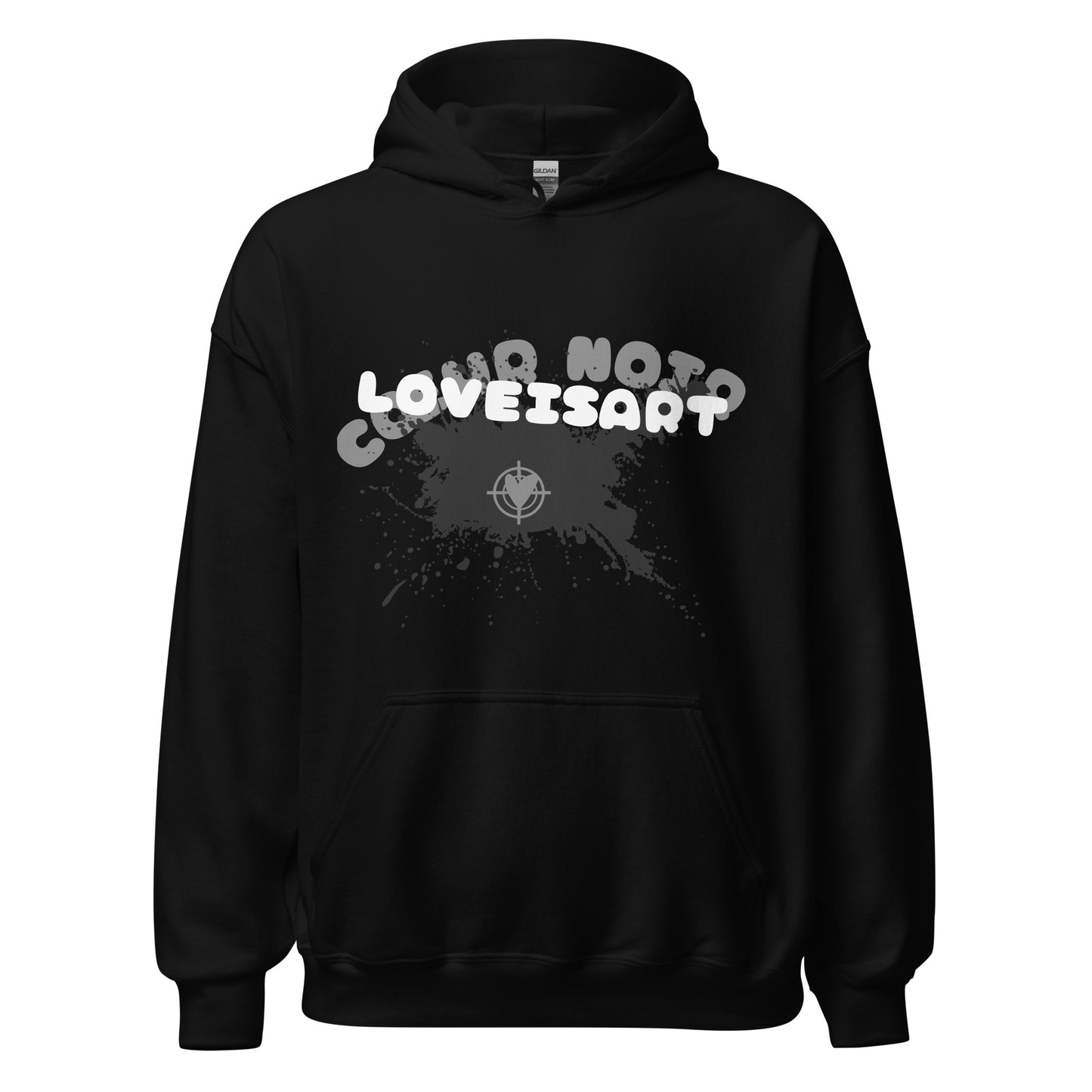 SHOOT HEART HOODIE BLACK