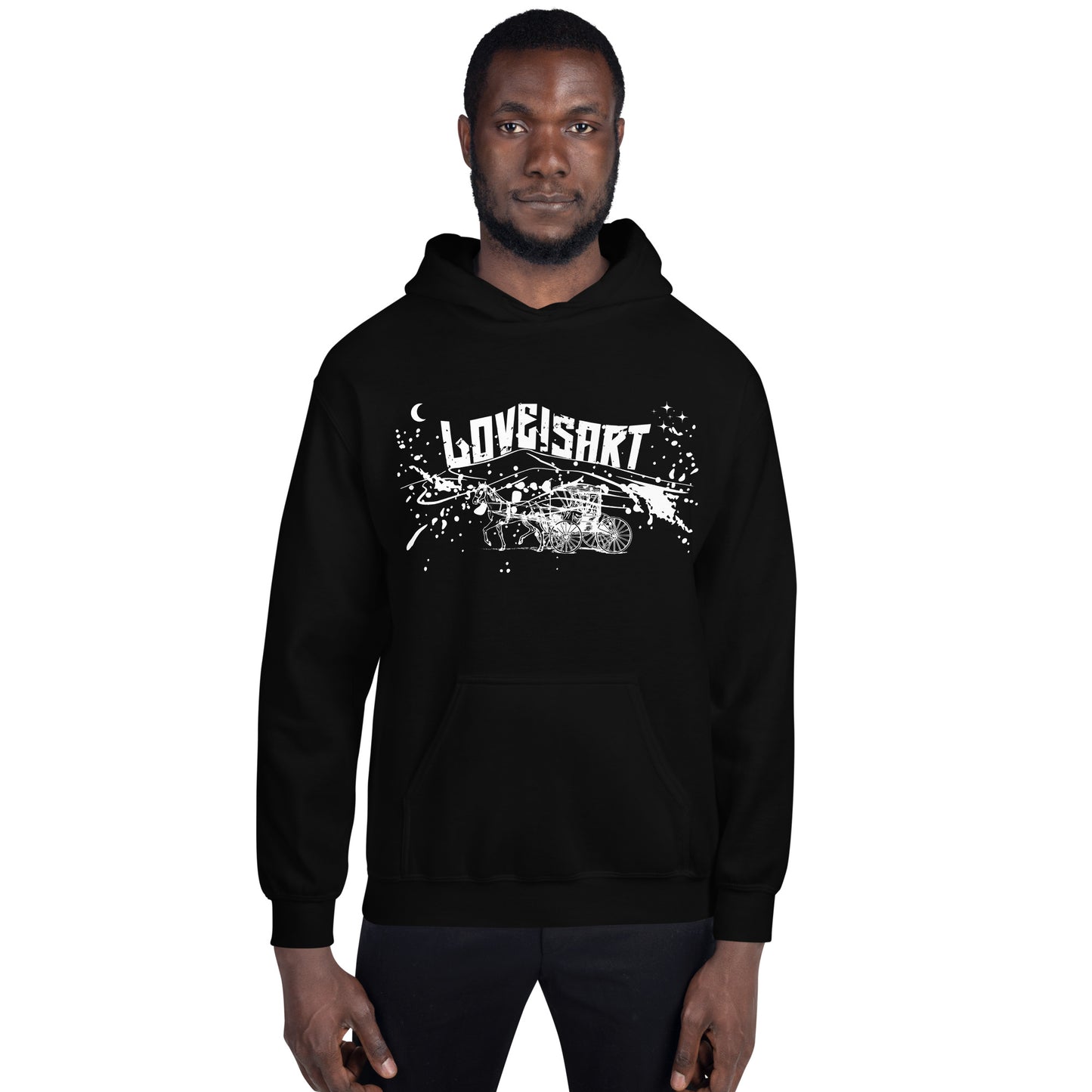 CARRIAGE HOODIE BLACK