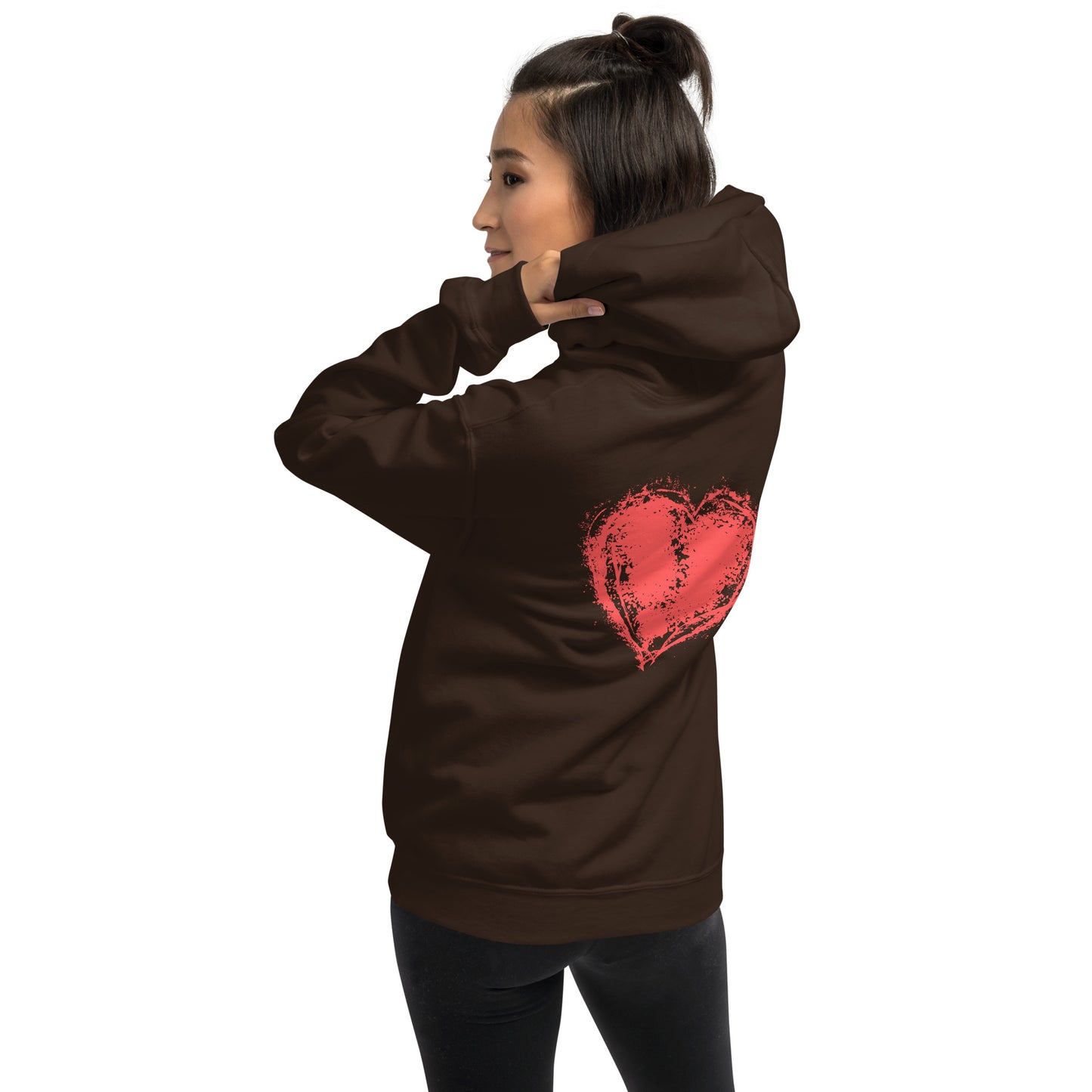 DARK CHOCOLATE HOODIE RED