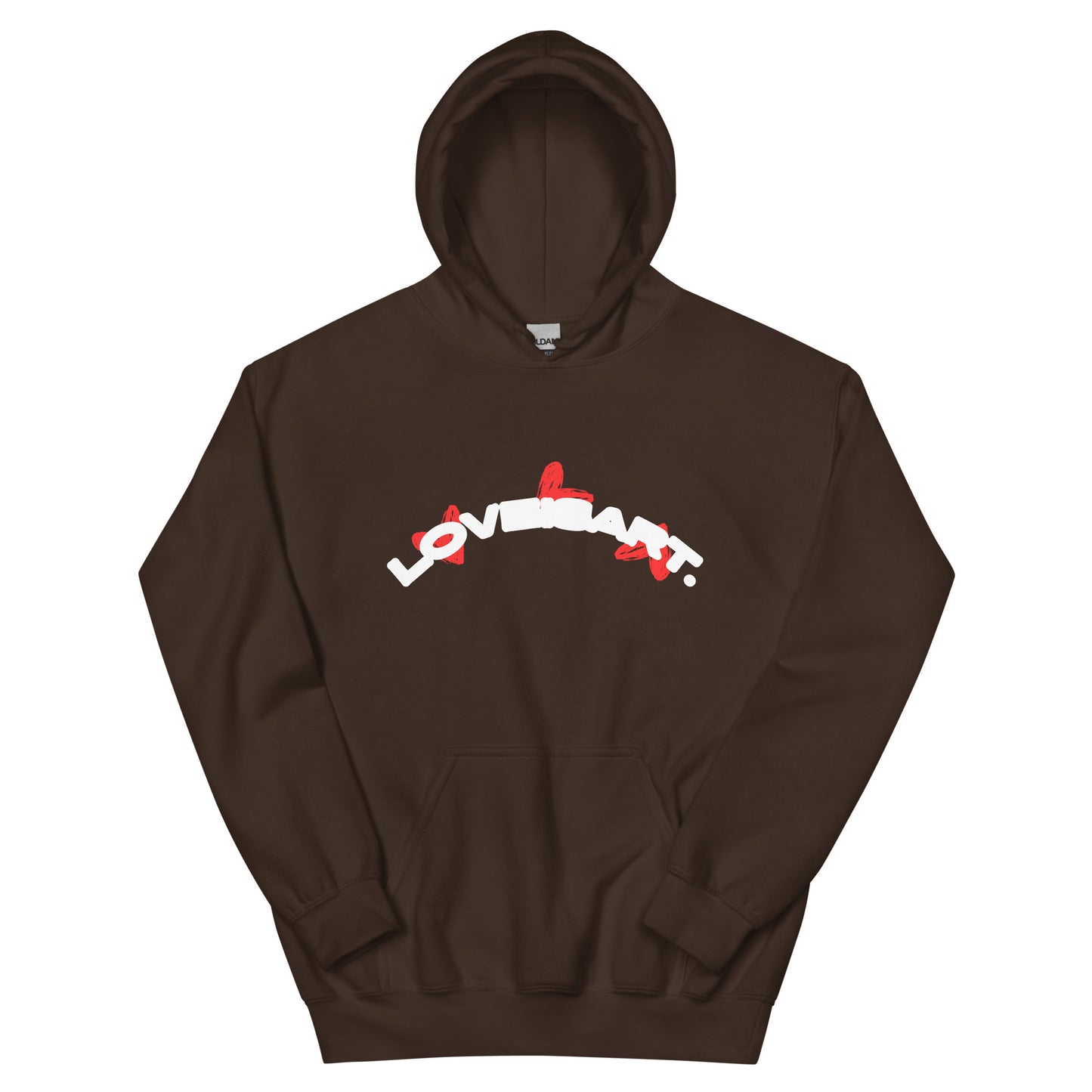 DARK CHOCOLATE HOODIE RED