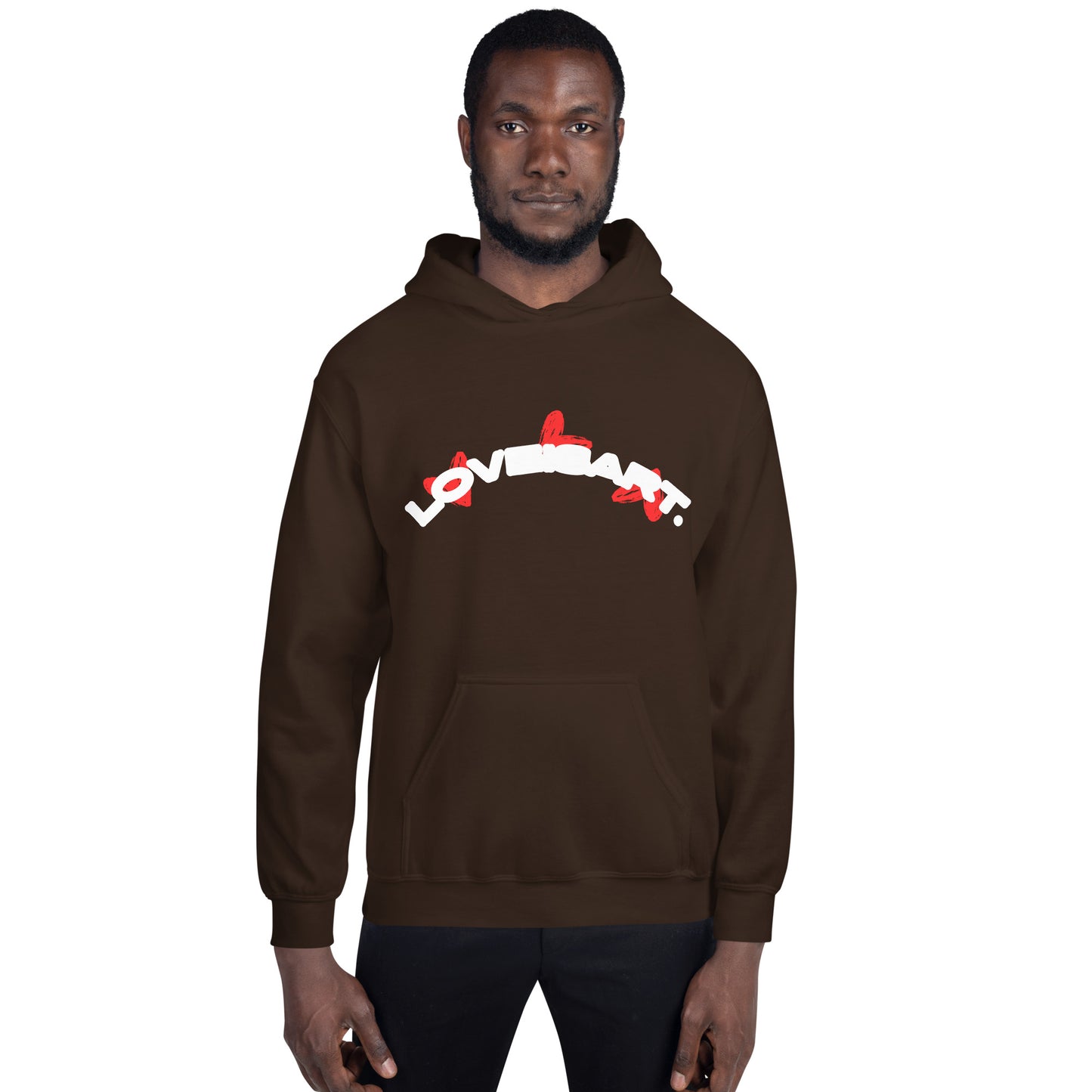 DARK CHOCOLATE HOODIE RED