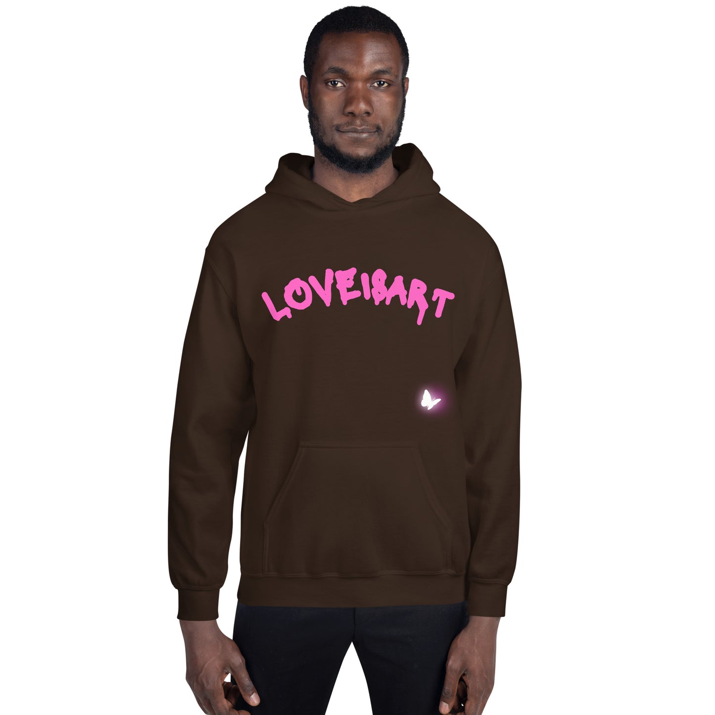 BROWN BUTTERFLY HOODIE