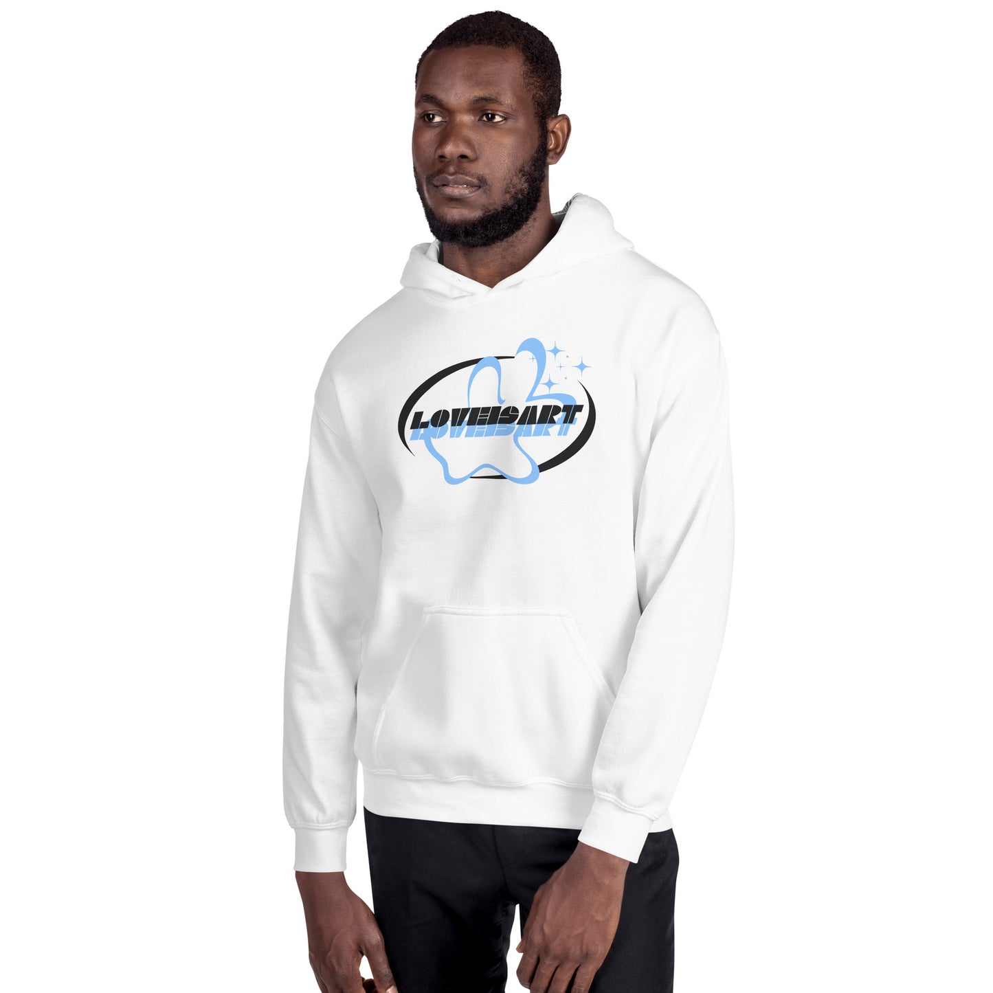 LOVEISART HOODIE WHITE