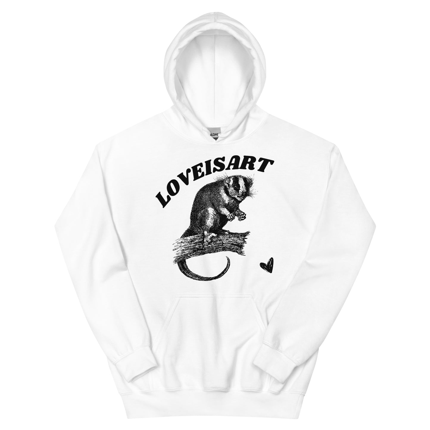 STARE DOWN HOODIE WHITE