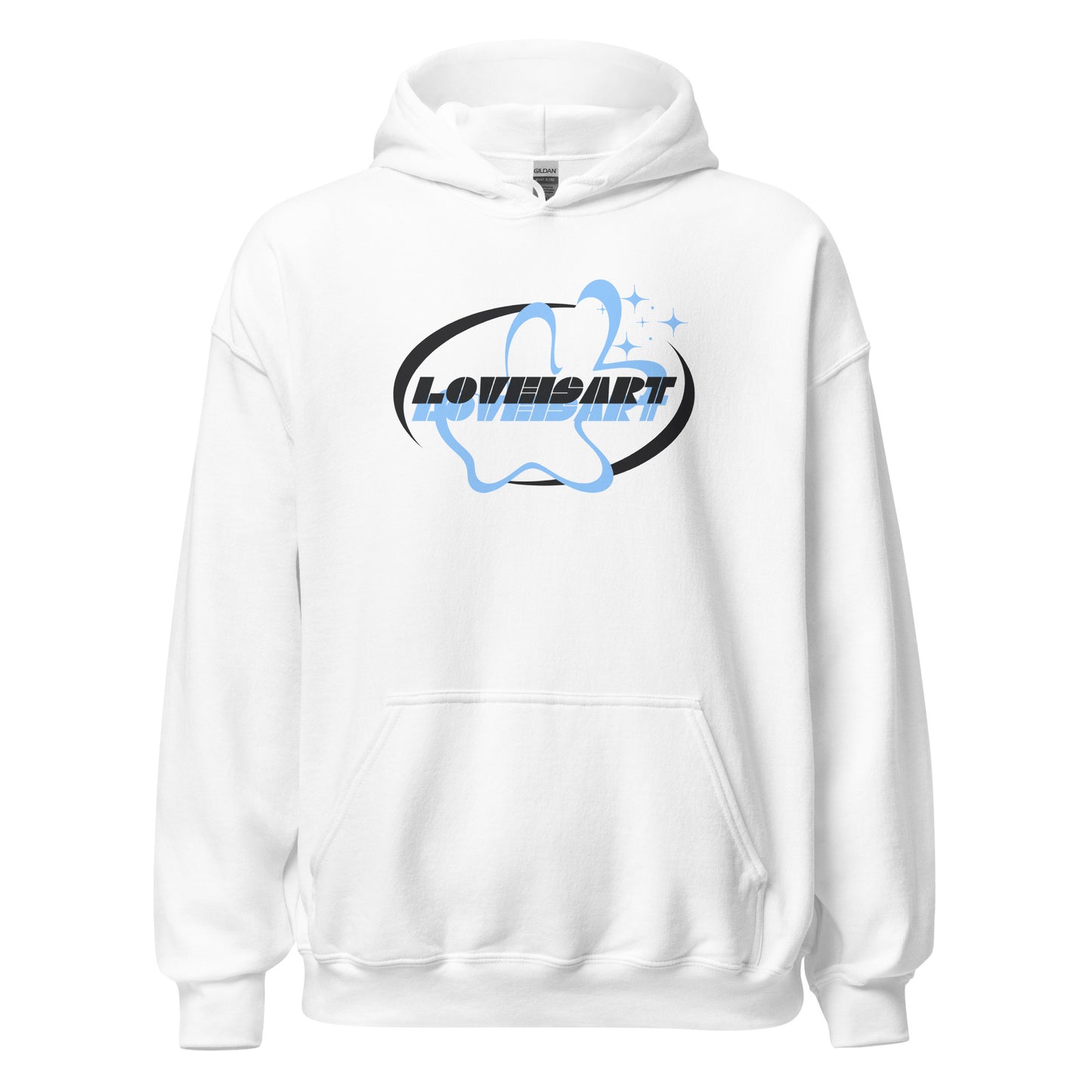 LOVEISART HOODIE WHITE