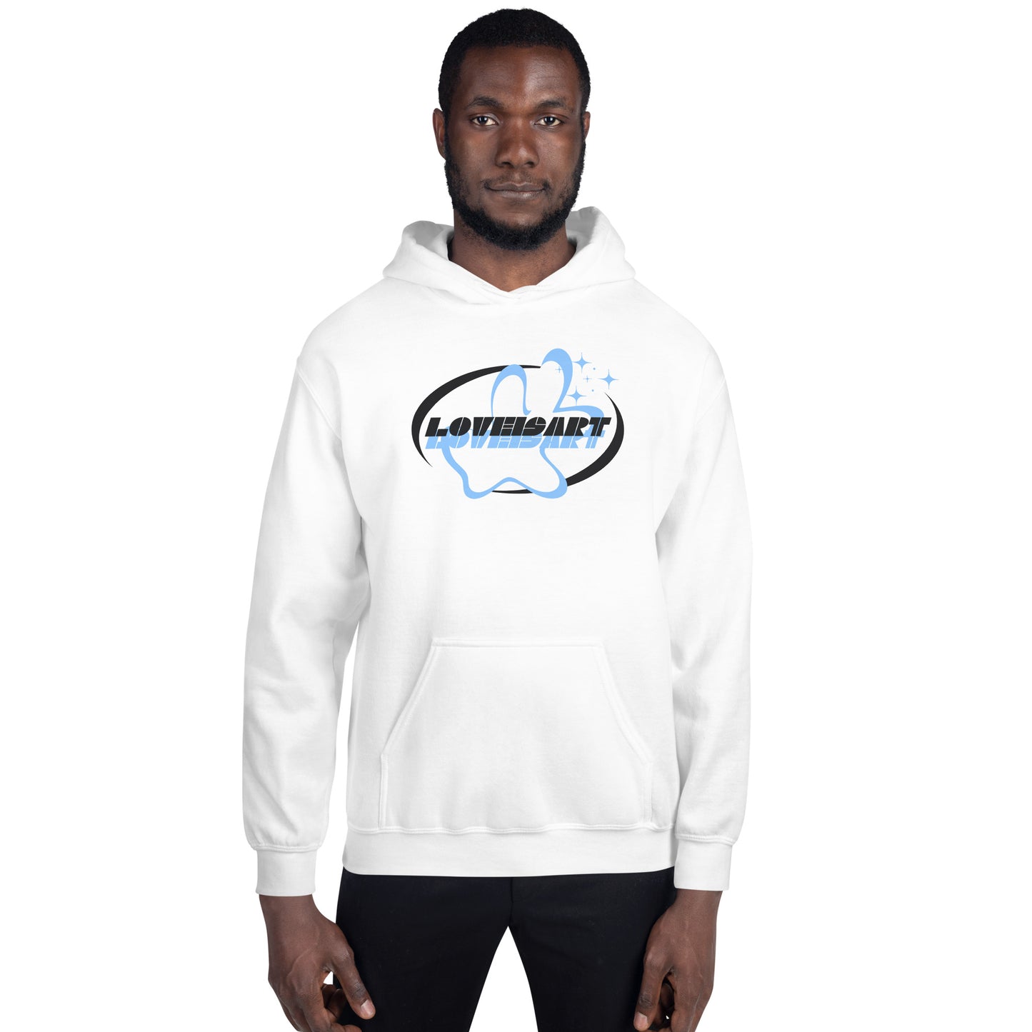 LOVEISART HOODIE WHITE