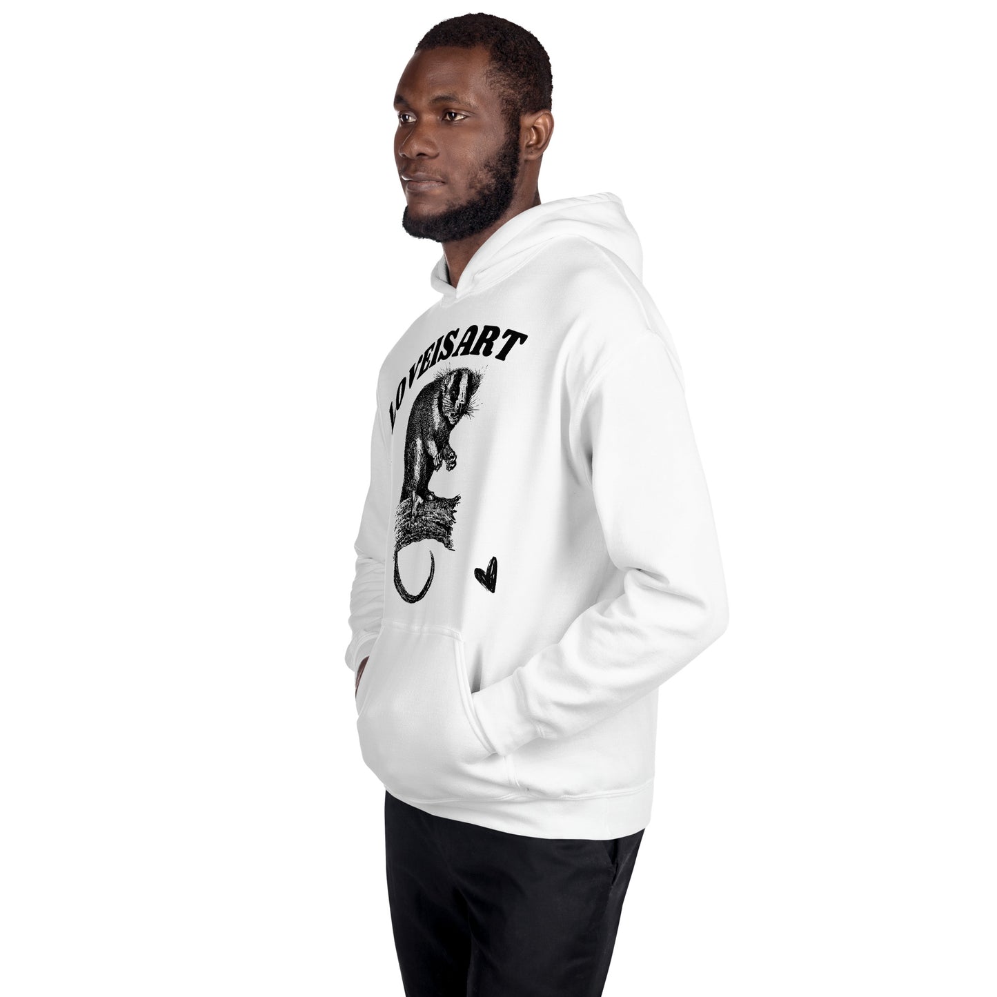 STARE DOWN HOODIE WHITE