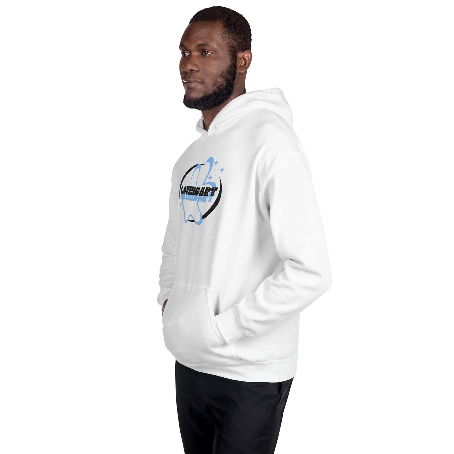 LOVEISART HOODIE WHITE