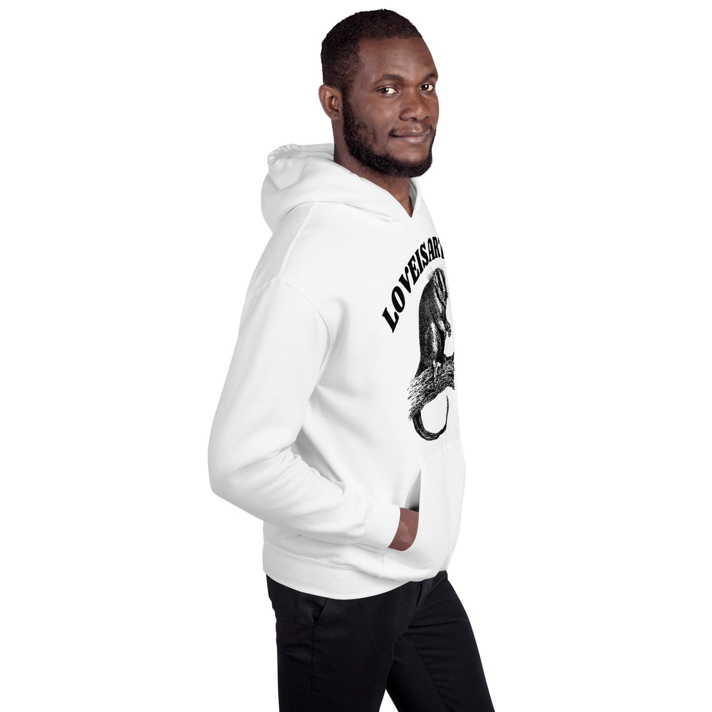 STARE DOWN HOODIE WHITE