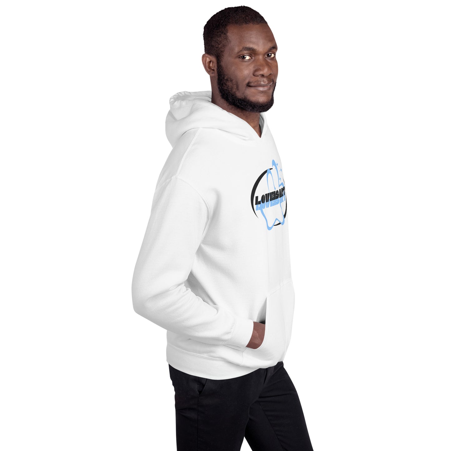 LOVEISART HOODIE WHITE